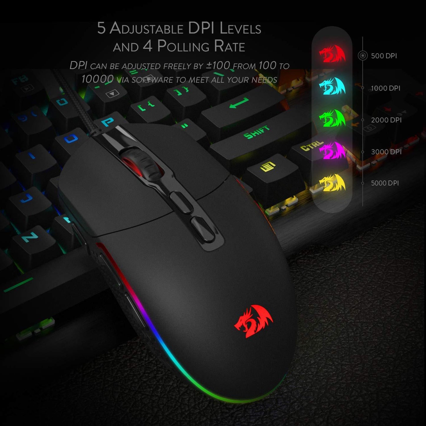 Souris de jeu professionnelle