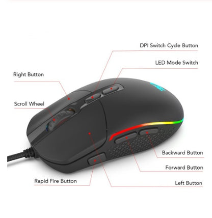 Souris de jeu professionnelle